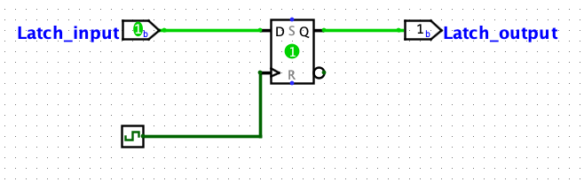 latch with clock